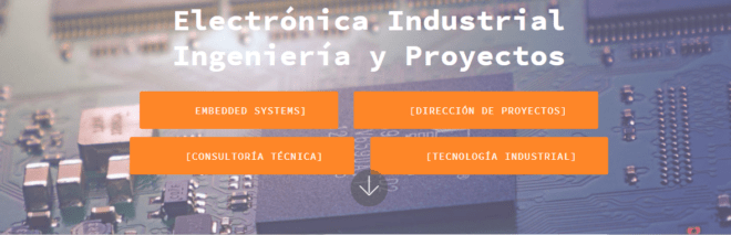 Pantallazo de la web de Proiker